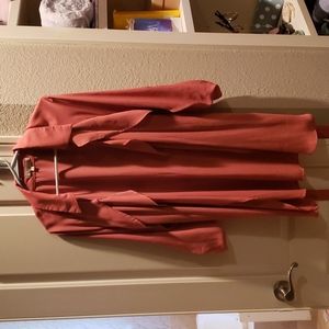 Lightweight June & Hudson Trench style crepe cardigan